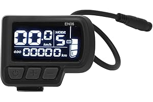 Saluaqui 6 Pin Display Screen e Bike Electric Bike Hiboy Electric P6 Display EN06 LCD Meter Speedmeter with Light Connector 6