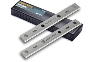 POWERTEC 148010 6-Inch HSS Jointer Knives for Delta 37-070/JT160, Set of 2