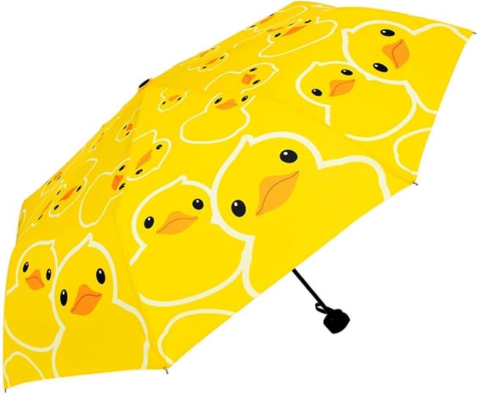 MyLifeUNIT Bath Rubber Duck Automatic Folding Compact