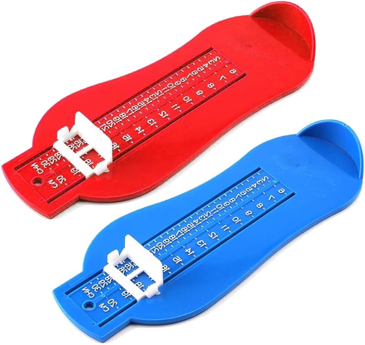2PCS Foot Measuring Device, Infant Foot Measure Gauge Shoes Size
