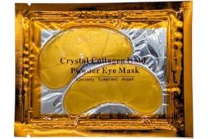 Under Eye Patches 25 Pairs, 24K Gold Eye Mask Gel Under Eye Mask for Eye Skin Care