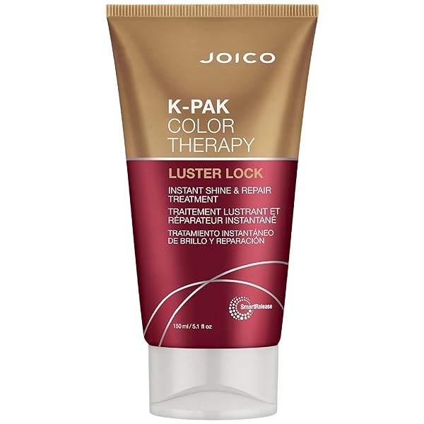 JOICO K-PAK COLOR THERAPY LUSTER LOCK INSTANT SHINE & REPAIR TREATMENT | FOR COLOR-TREATED HAIR | BOOST COLOR VIBRANCY | REPAIR BREAKAGE | WITH KERATIN & ARGAN OIL | 5.1 FL OZ