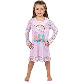 INTIMO Peppa Pig Pajama My Family Rainbow Long Sleeve Raglan Ruffle Nightgown