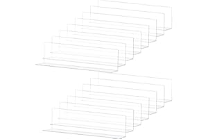 Hiflora 15 Pack Under Couch Blocker, 16" L x 5" H Under Bed Blocker for Pets Adjustable Clear Toy Blocker for Bed Couch Sofa,Stop Things Going to Under Furniture