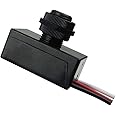 Proshopping DC 12V 24V 36V 48V Outdoor Sensor Photoelectric Switch, 5A Dusk to Dawn Photocell Switch, Mini Auto Photoswitch, Hard-Wired Post Eye Light Control Switch - for Outdoor Light(DC8-50V)
