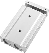 Heschen CXSM 25-60 Dual Rod Pneumatic Cylinder 25mm Bore 60mm Stroke Double view 8
