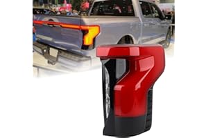 Duolctrams LED Tail Light Rear Lamp Assembly Compatible for 2022-2024 Ford F150 Lightning Lariat Platinum Right Passenger Sid
