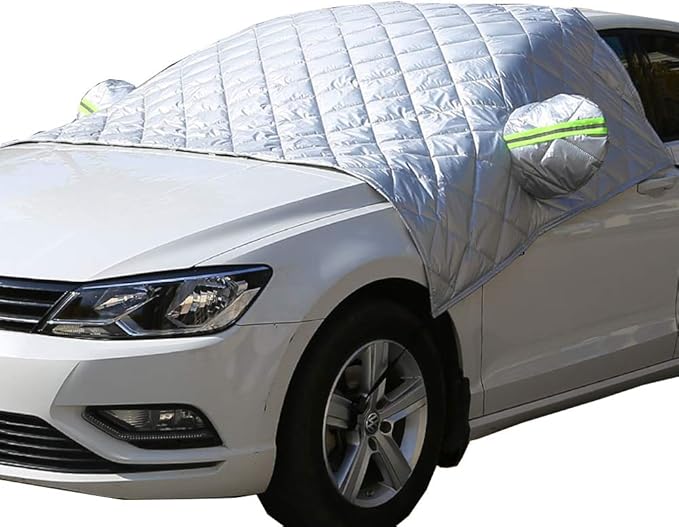 iiSPORT Car Windscreen Cover, Windshield Frost Cover Ice Protection Foils for Winter, Super