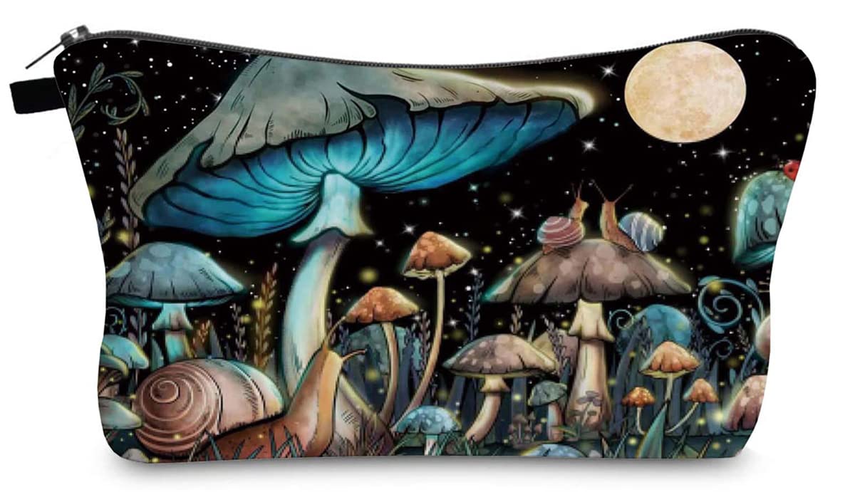 FAVORTALK Small Makeup Bag for Purse Mini Cosmetic Bag for Women Girls Make Up Pouch Beauty Bag Travel Toiletry Wash Bag Cute Pattern Pencil Bag Coin Bag - B1277