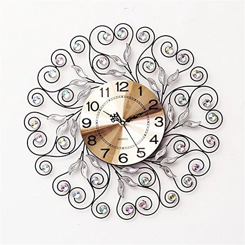 WZ Wallclock 50cm iron metal wall clock silent European minimalist modern creative wall decoration bedroom living room kitchen