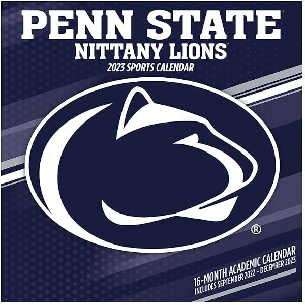 Amazon.com: Penn State Nittany Lions 2023 12x12 Team Wall Calendar : Office Products Amazon.com: Penn State Nittany Lions 2023 12x12 Team Wall Calendar : Office Products