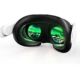 AMVR Face Cover Compatible with Meta/Oculus Quest 3 Headset Accessories, Comfy Silicone Face Cushion Pad Fits Facial Interfac