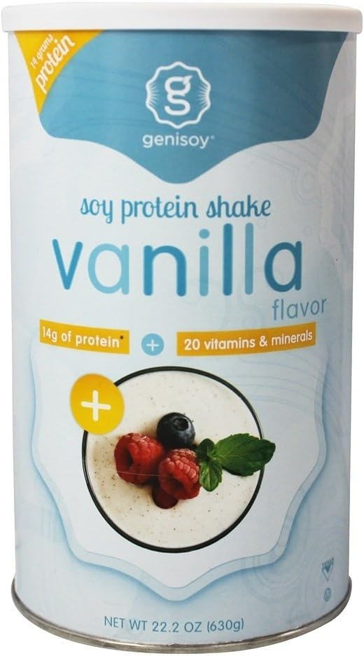 Genisoy - Soy Protein Shake Vanilla Flavor - 22.2 oz.