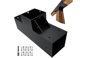 DEVALLEY 3-Way T-Shape Pergola Bracket Kit,Woodwork Brackets with Screws for 4x4(Actual:3.5"x3.5") Wood Beams for Patio Pergola,Log Cabin Gazebo W/Hardware(1Pack)