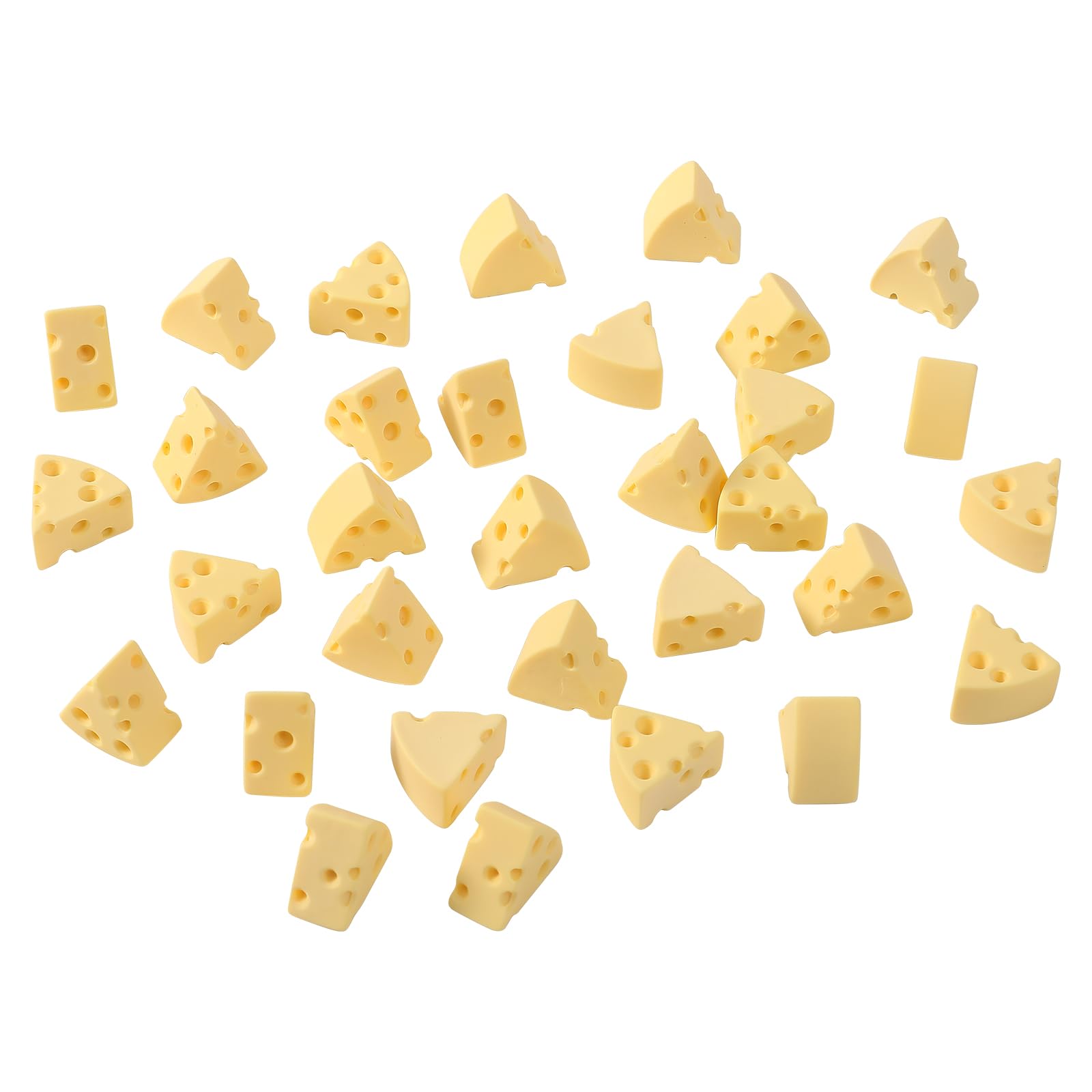 Photo 1 of 150Pcs Fake Cheese, Miniature Resin Play Food for Dollhouse Decor and Tiny Things to Hide