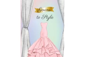 36 gowns and evening dresses for women to style: Design and create your fashion style workbook. Dresses colouring book prime. Gown yellow dress: Gowns ... stylist Workbook/Coloring book for girls