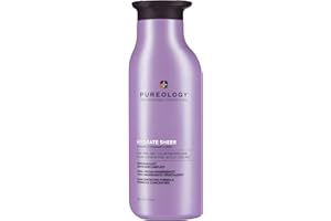 Pureology Hydrate Sheer Shampoo - Lightweight Hydrating Shampoo For Fine or Dry Color-Treated Hair, Silicone-Free & Vegan