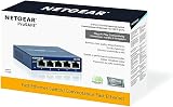 NETGEAR FS105 5-Port Fast Ethernet 10/100 Unmanaged Network Switch Desktop view 6