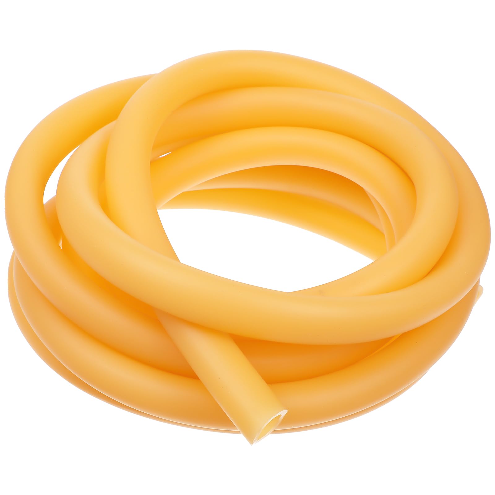 Photo 1 of 10 ft Latex Rubber Tubing 5/8 inch OD 1/2 inch ID Multicolor Natural Latex Tube Surgical Tubing Sling Rubber Band Fitness Hose, 1 Continuous Piece