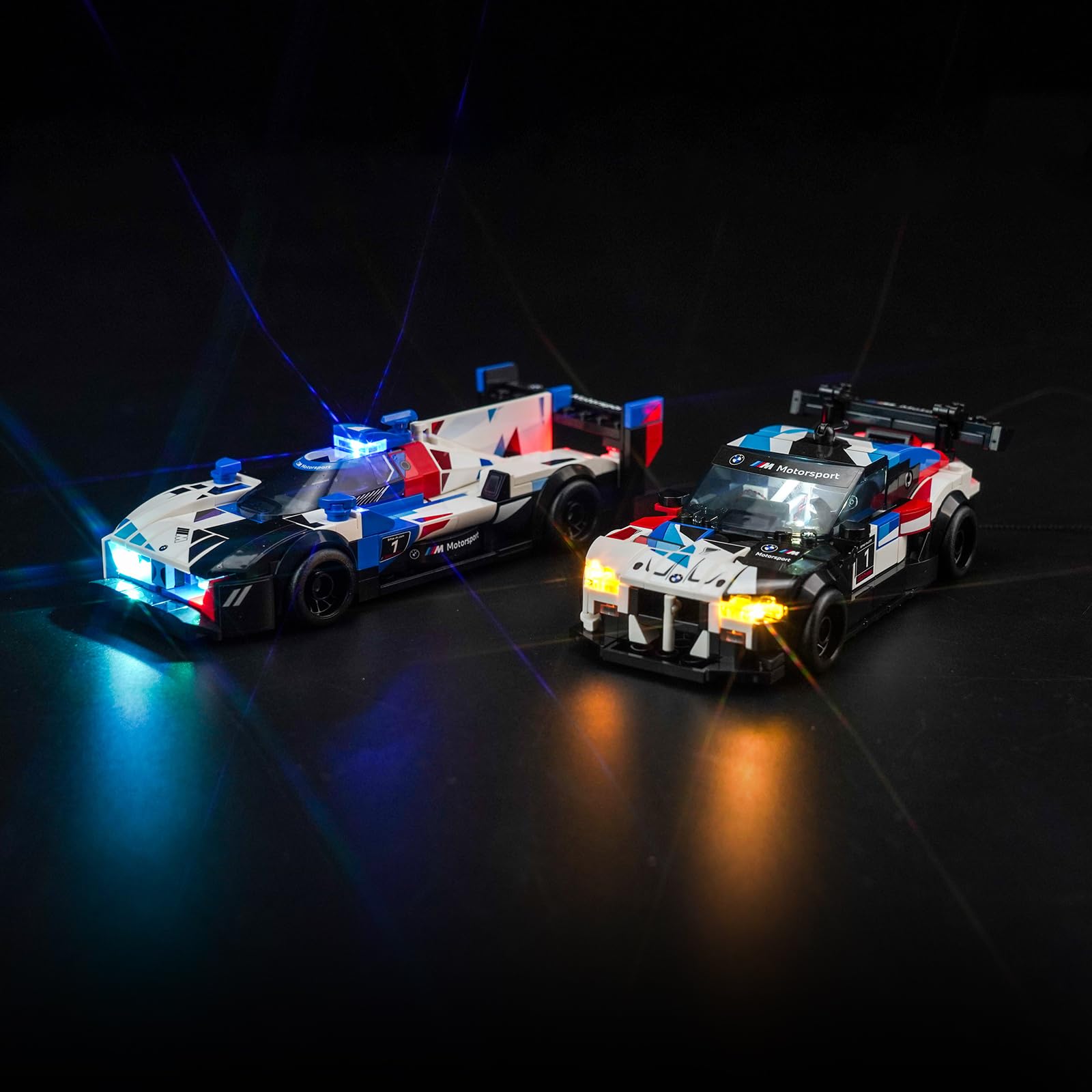 LED Light Set for LEGO BMW M4 GT3 & M Hybrid V8 Race Cars - Creative Decoration Lighting (No LEGO Included) — image 1