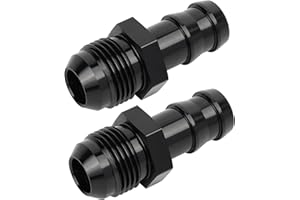 EVIL ENERGY 10AN Male to 5/8" Barb Push on Fitting Adapter Aluminum