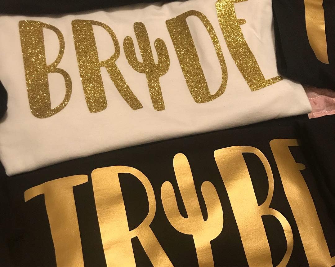 VINYL FROG Heat Transfer Vinyl Roll HTV Vinyl, 30.5x155cm Gold Iron on Vinyl for T-Shirts - Image 5