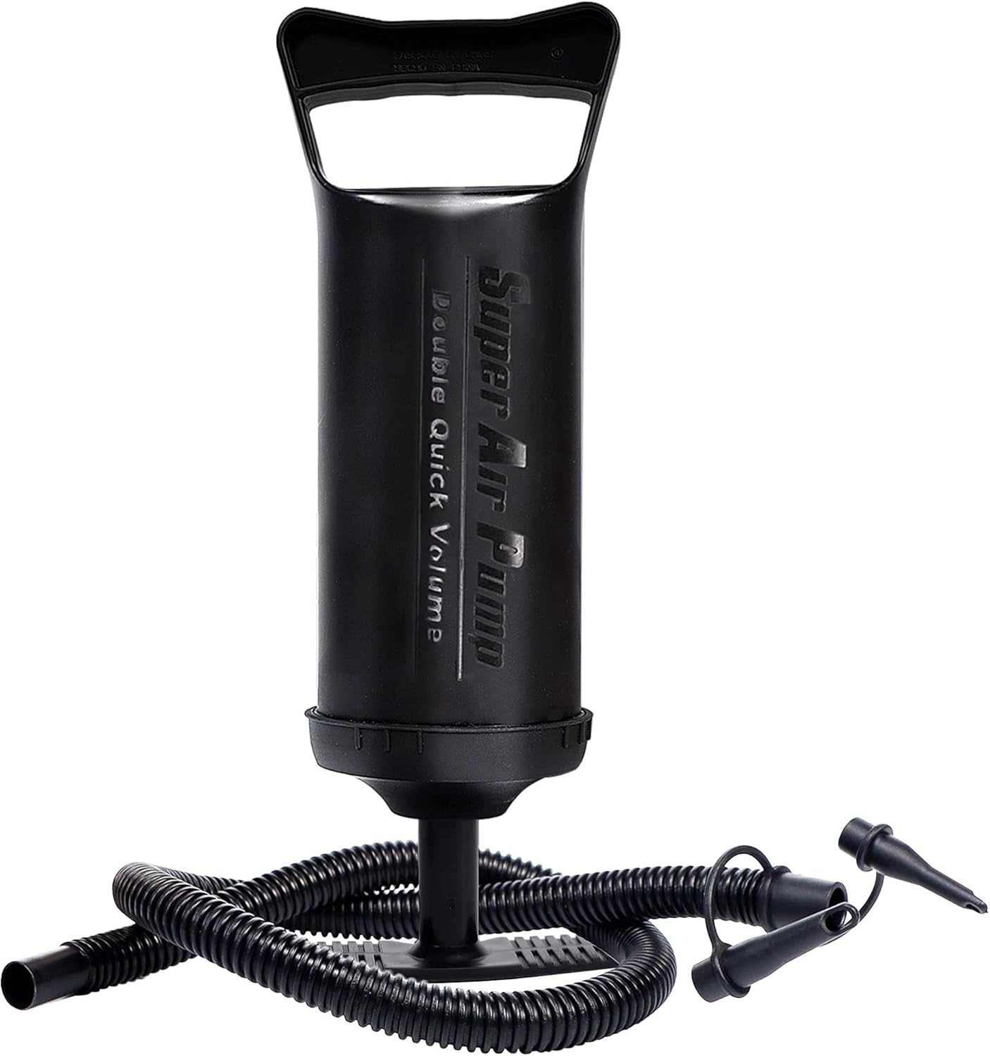 Zcaukya Hand Pump, Double Action Quick Manual Air Pump with Accordion Hose and 3 Nozzles, Portable Air Pump for Inflatable Bed Mattress Pool Floats: Sports & Outdoors
