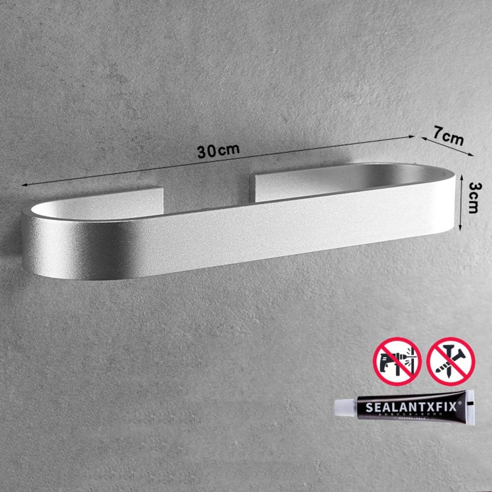 Tedamir Selbstklebender Handtuchhalter Bad Handtuchstange Wandmontage Ohne Bohren Badetuchstange 3m Patentierter Kleber Selbstklebender Kleber Aluminium Handtuchringe Silber 30cm 11 8in Amazon De Kuche Haushalt