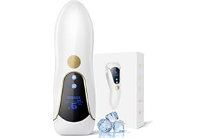 Finequin Laser Hair Removal for Women and Men, Air 15 Ice-cooling IPL Device Hair Removal for Nearly Painless & Long-Lasting Results From Home, 3 Modes & Auto Flashing for Fast Full Body Hair Removal