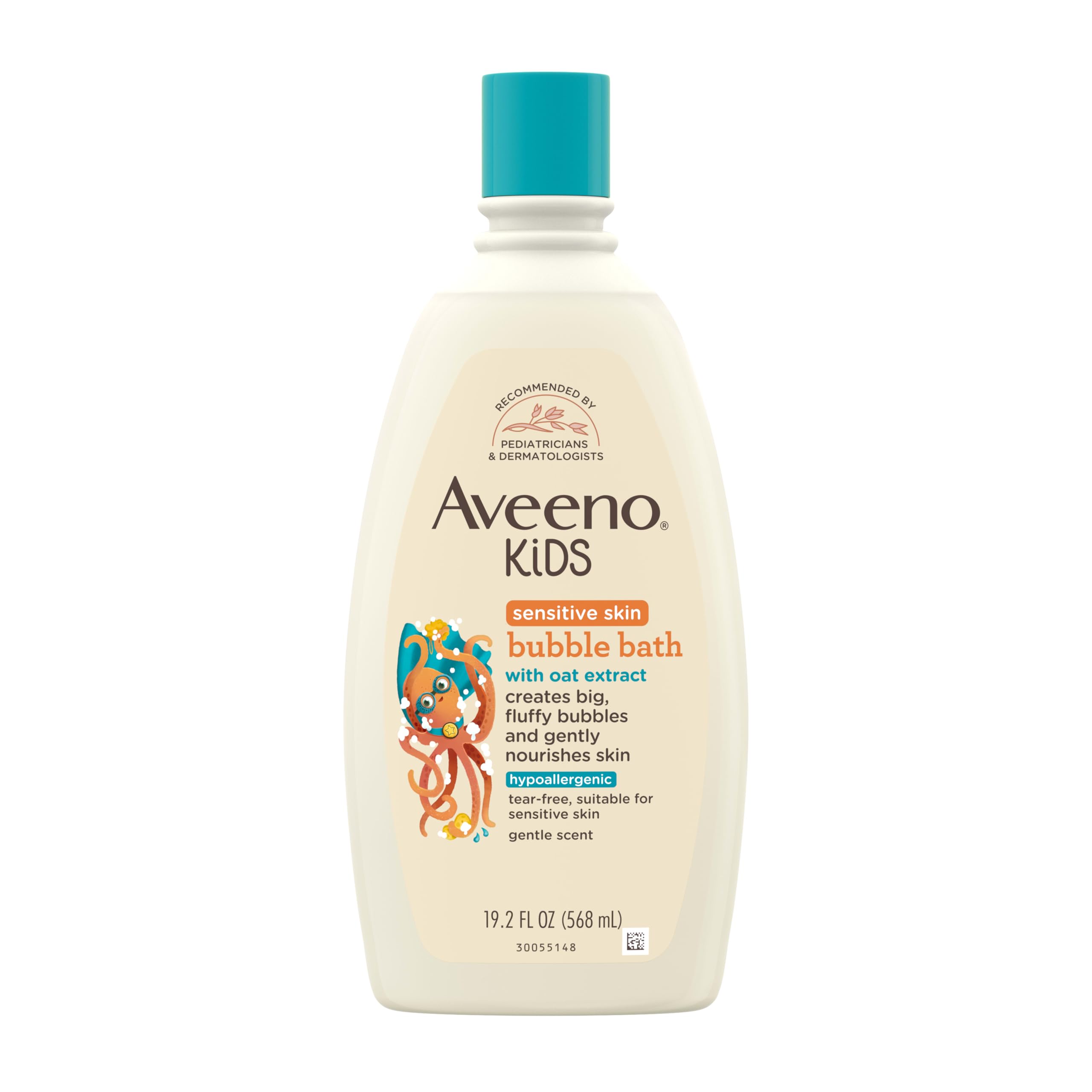 Aveeno Kids Bubble Bath, Sensitive Skin, 19.2 fl. oz
