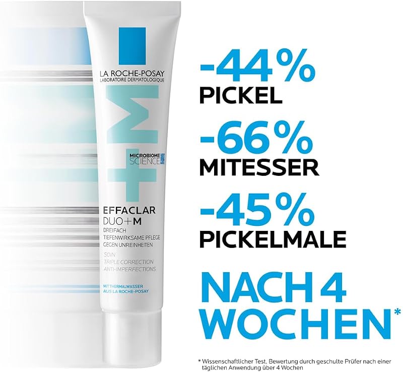 Effaclar Duo+M Anti-Pickel Creme, gegen Unreinheiten & Pickelmale, 40 ml