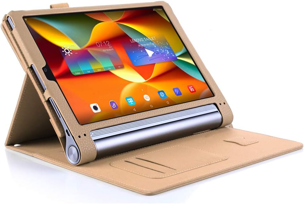 ISIN Premium PU Funda Cover Carcasa para Lenovo Yoga Tab 3 Plus y ...