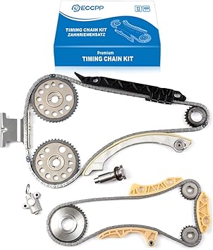 Amazon Com Eccpp 94201s Timing Chain Kit Tensioner Guide Rail Crank Sprocket Shaft Sprocket Fits For Chevrolet Malibu 8 13 Equinox 10 15 Buick L4 2 0l 2 2l 2 4l Automotive