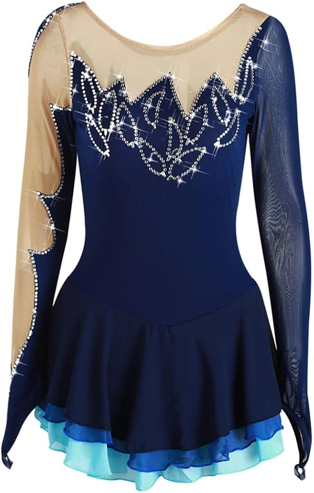YunNR Adult/Child Professional Figure Skating Competition Dresses