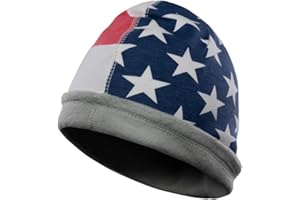 JUST IN TREND Flame Resistant FR Reversible Beanie/Skull Cap - Heavy Duty - 100% C Knit - 16 oz