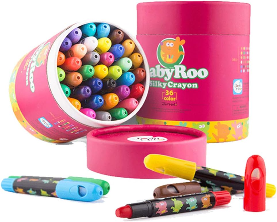Kids Crayon Washable,Jumbo,Twistable Crayon for Toddler,Non Toxic,Gel Window Crayons for Children,Coloring Crayon for Toddler(36 colors): Office Products