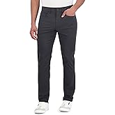 Ben Sherman Men's Performance Golf Pants – Four-Way Stretch, Quick-Dry, Wrinkle-Resistant Casual Pants, Dark Grey, 30 X 32