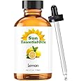 Sun Essential Oils 4oz - Lemon Essential Oil - 4 Fluid Ounces