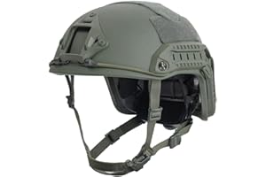 OYDL Tactical Helmet for Mens Adults, MICH NIJ IIIA Level Protective UHMW-PE Helmet with Wendy Suspension, Lightweight Waterproof Helmet for Head Circumference 55-62cm