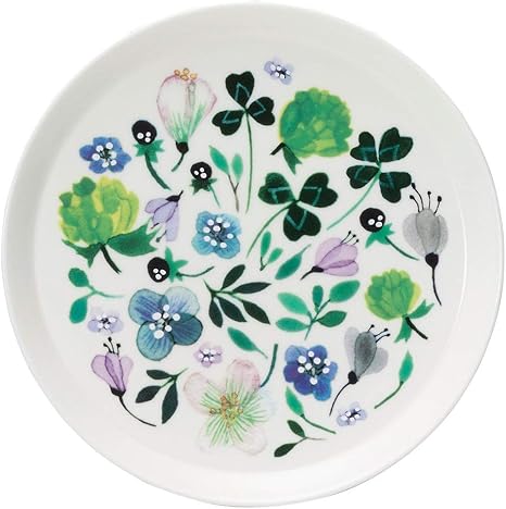 Amazon Co Jp Narumi ナルミ プレート 皿 アンナ エミリア クローバー 径19cm 電子レンジ温め 食洗機対応 5644p ホーム キッチン