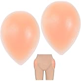 LXUEJIE 2 Pcs Hip Pads for Women, Silicone Butt Pads for Bigger Butt Shapewear Hip Dip Pad Reusable Hips Enhancer Self-Adhesive Butts Pad for an Instant Hourglass Figure