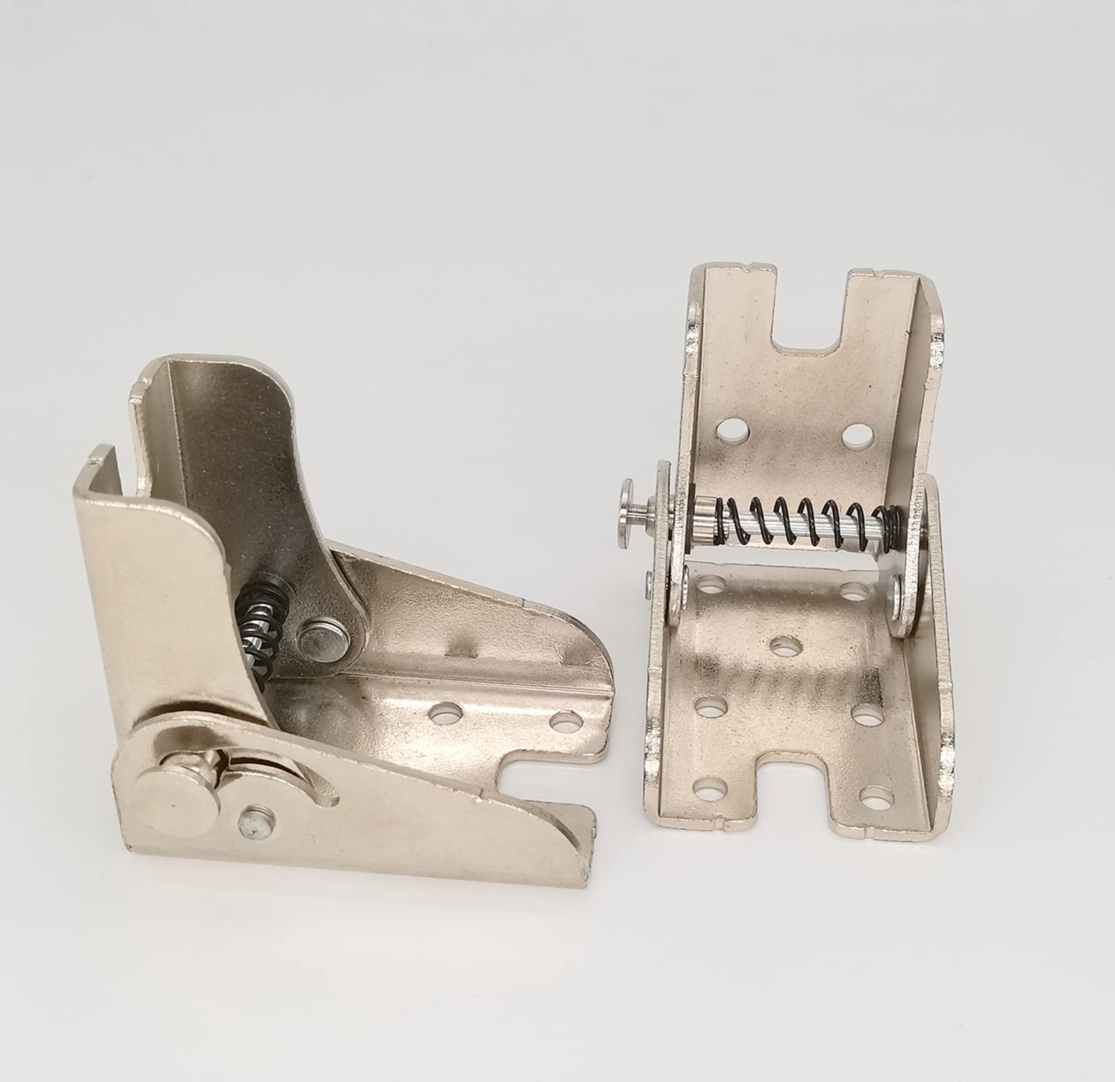 2 Pack Hidden Hinges Trap Door Hinges for Folding Self Locking Hinged Cabinet Doors, Kitchen Folding Table Extensions