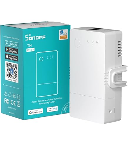 Yitouniu Tuya WiFi Temperature Sensor & Dry Contact Relay – 85-250V, Works With Alexa & Google Home