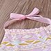 Infant Baby Girl Geometric Printed Romper Backless Jumpsuit Outfits Halter Clothes (6-12months)