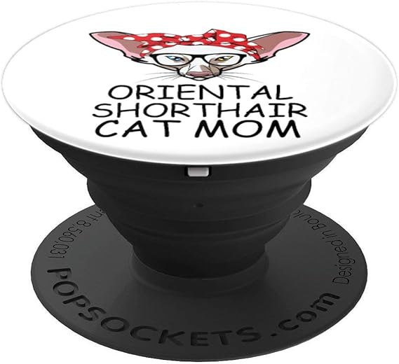 Amazon Com Oriental Shorthair Cat Hanging Bandana Gift White