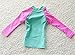JELEUON Baby Girls Kids Toddler Long Sleeve Swimsuit Rash Guard UPF 50+ UV 2-3 Years Green