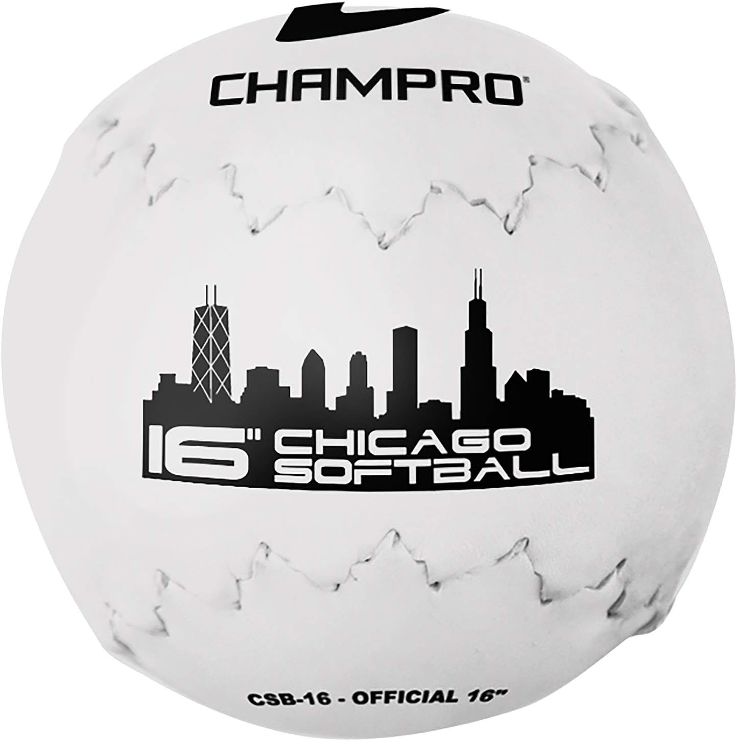 Champro Chicago Softball (White, 16-Inch) : Slow Pitch Softball Bats : Sports & Outdoors