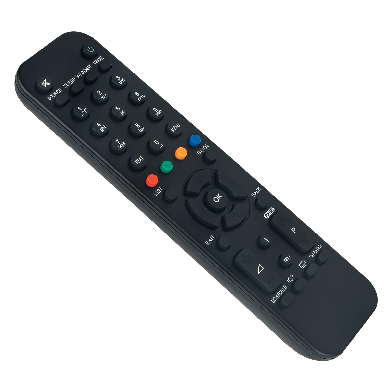 VINABTY RM-G01 Replaced Remote Control Suitable for Humax RM-G01 HD-FOX-IR SAT RM-G02 HD NANO BASIC HD-5500T HD-FOX-T2 ICORD HD+ IHDR-5050C IHDR-5100C IHDR-5200 IHDR-5200C IR-FOX-Z VHDR-3000S
