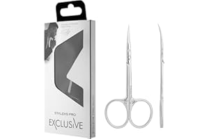 Staleks Exclusive 22 Type 1 Cuticle Scissors (Magnolia) – Straight Handles and Classic Curved Blades