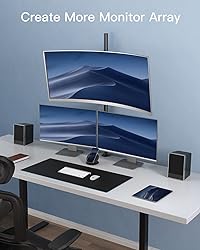 HUANUO Single Monitor Stand Desk Mount, Extra Tall